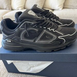 Dior Black and Gray Men's Sneakers
